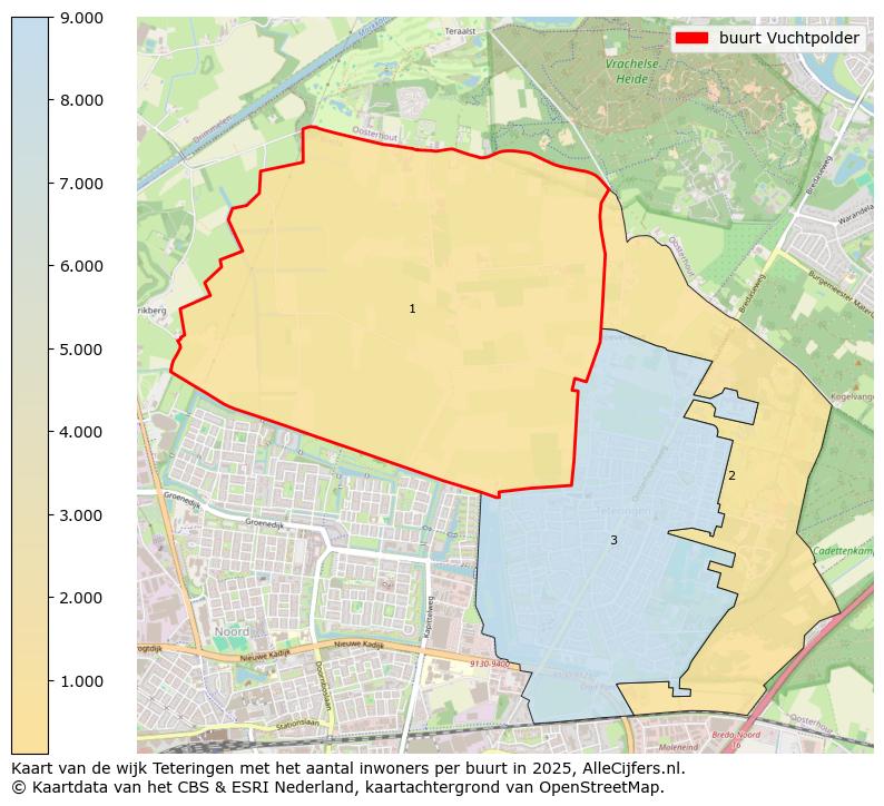 Afbeelding van de buurt Vuchtpolder op de kaart.
