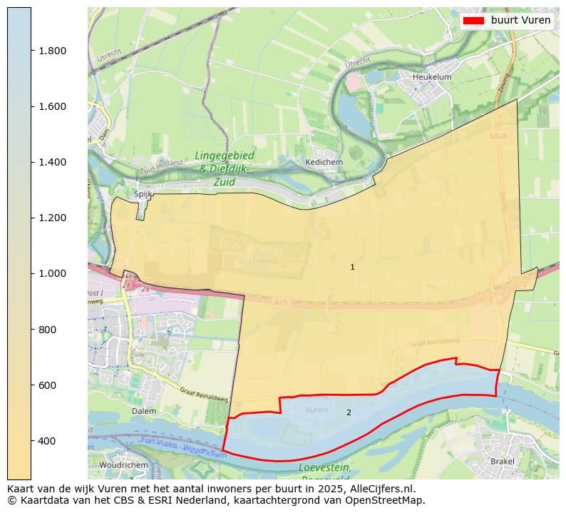 Afbeelding van de buurt Vuren op de kaart.