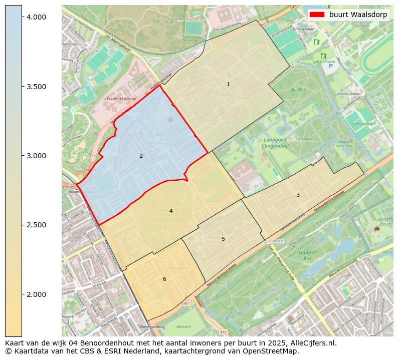 Afbeelding van de buurt Waalsdorp op de kaart.