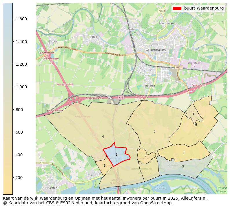Afbeelding van de buurt Waardenburg op de kaart.