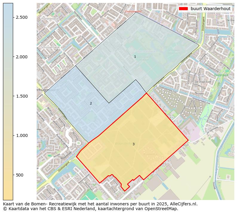 Afbeelding van de buurt Waarderhout op de kaart.