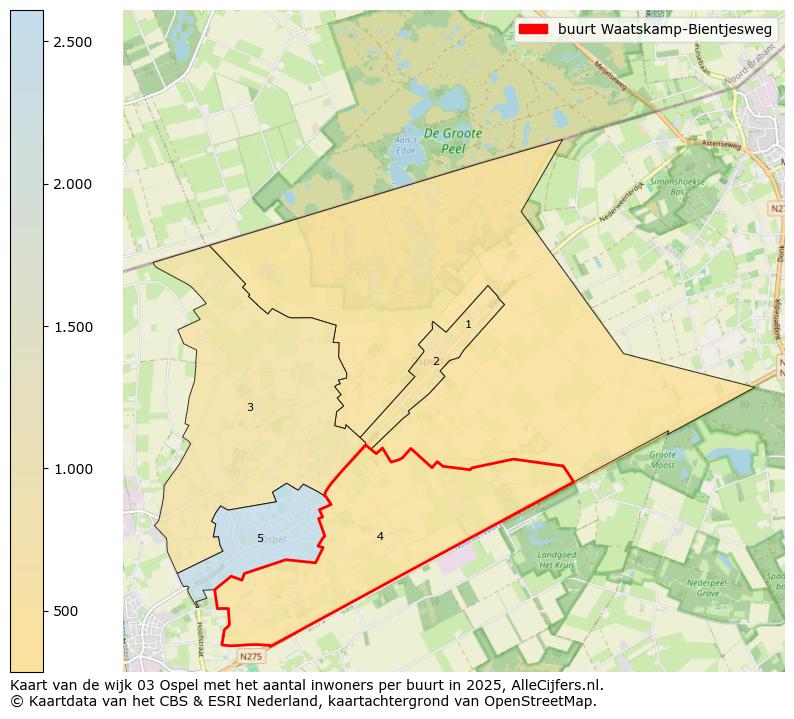Afbeelding van de buurt Waatskamp-Bientjesweg op de kaart.