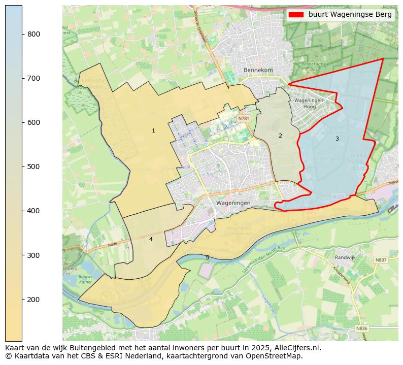 Afbeelding van de buurt Wageningse Berg op de kaart.