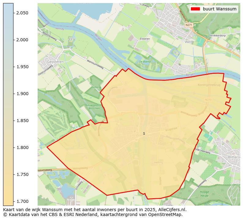 Afbeelding van de buurt Wanssum op de kaart.