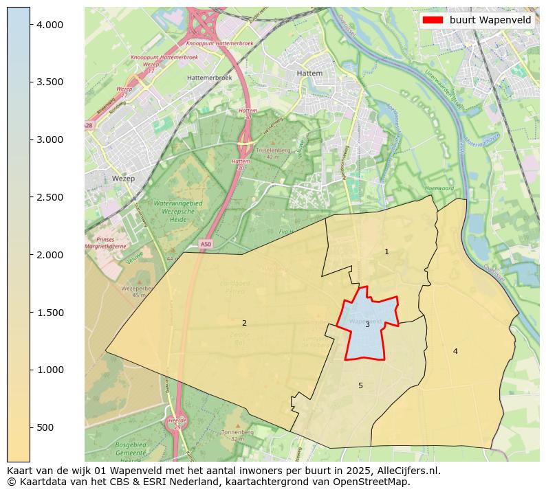 Afbeelding van de buurt Wapenveld op de kaart.
