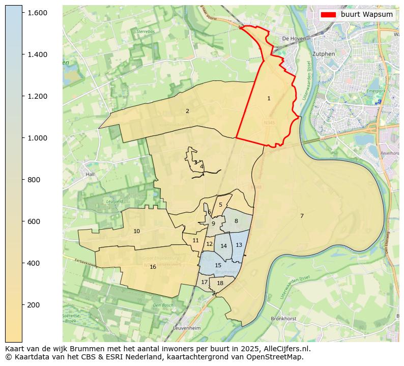Afbeelding van de buurt Wapsum op de kaart.