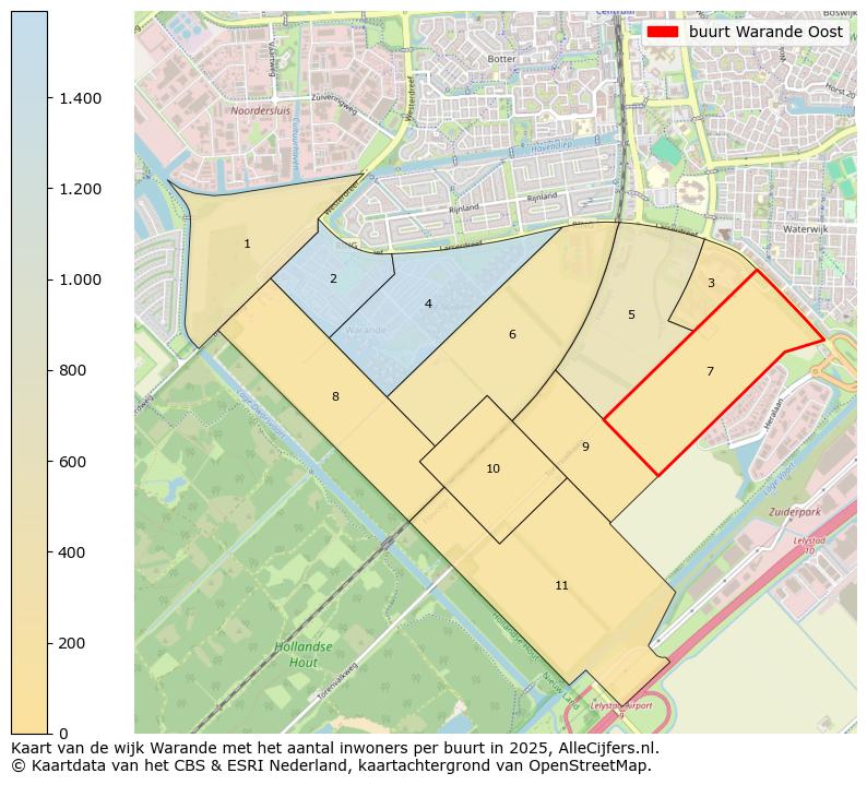 Afbeelding van de buurt Warande Oost op de kaart.