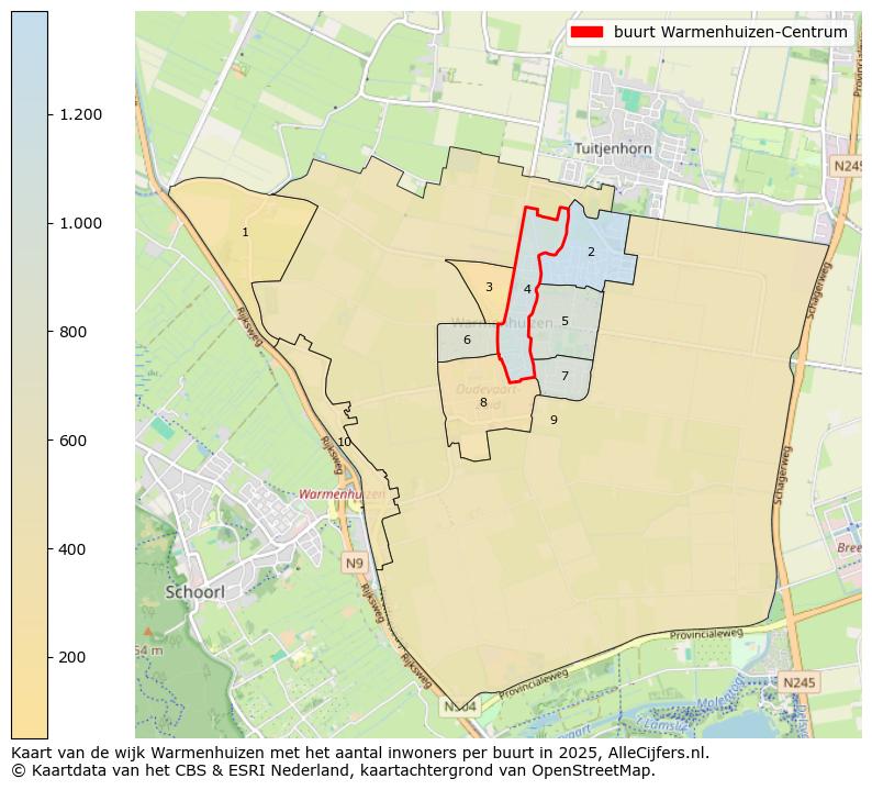 Afbeelding van de buurt Warmenhuizen-Centrum op de kaart.