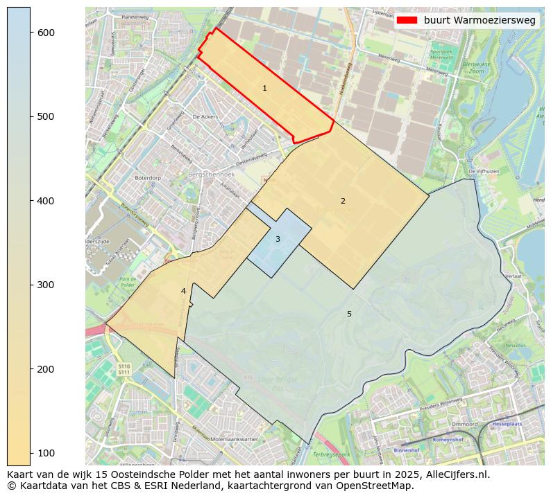 Afbeelding van de buurt Warmoeziersweg op de kaart.