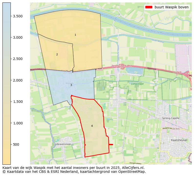 Afbeelding van de buurt Waspik boven op de kaart.