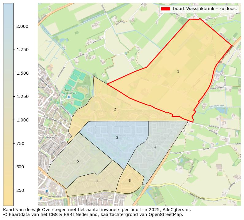 Afbeelding van de buurt Wassinkbrink - zuidoost op de kaart.