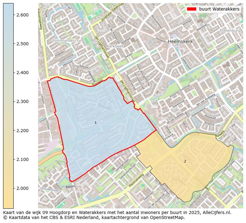 Afbeelding van de buurt Waterakkers op de kaart.