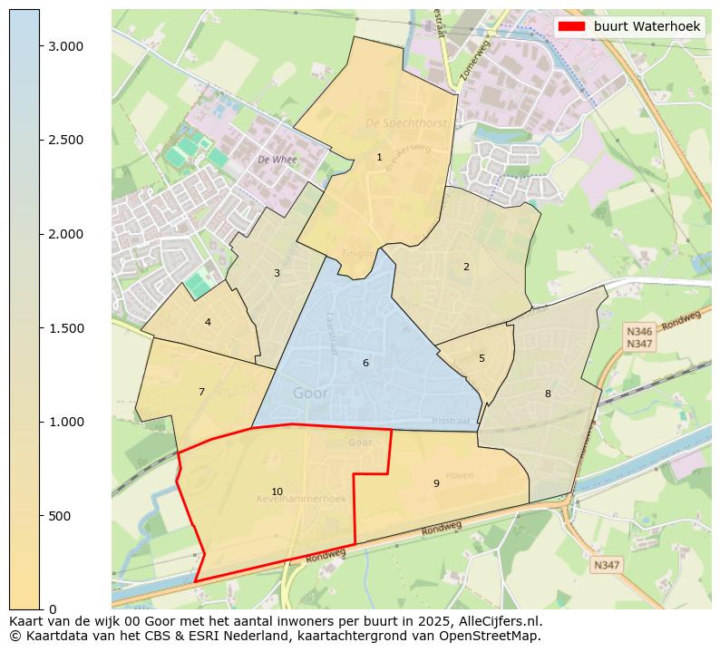 Afbeelding van de buurt Waterhoek op de kaart.