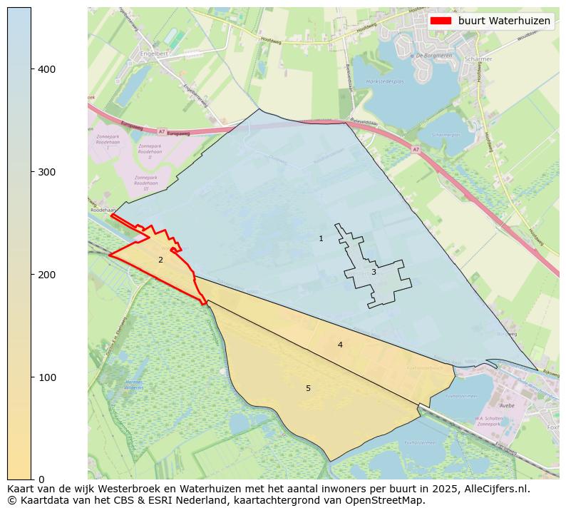 Afbeelding van de buurt Waterhuizen op de kaart.