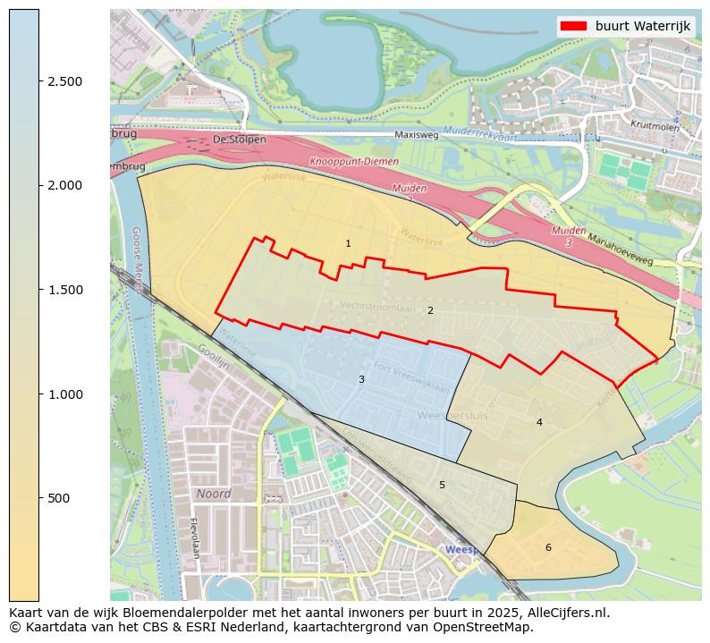 Afbeelding van de buurt Waterrijk op de kaart.