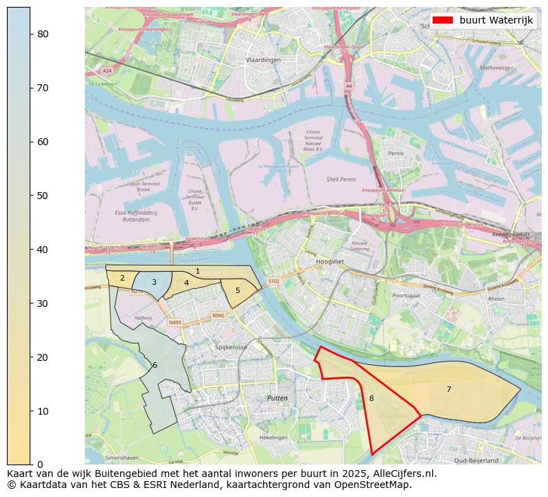Afbeelding van de buurt Waterrijk op de kaart.
