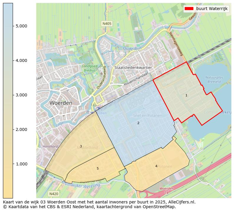 Afbeelding van de buurt Waterrijk op de kaart.