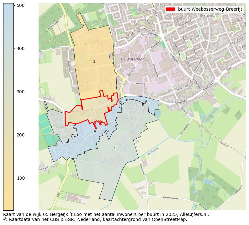 Afbeelding van de buurt Weebosserweg-Breerijt op de kaart.