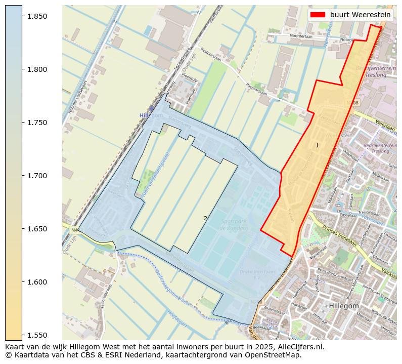 Afbeelding van de buurt Weerestein op de kaart.