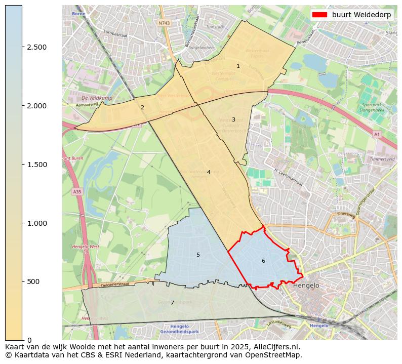 Afbeelding van de buurt Weidedorp op de kaart.