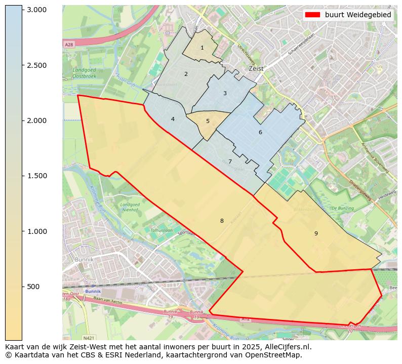Afbeelding van de buurt Weidegebied op de kaart.