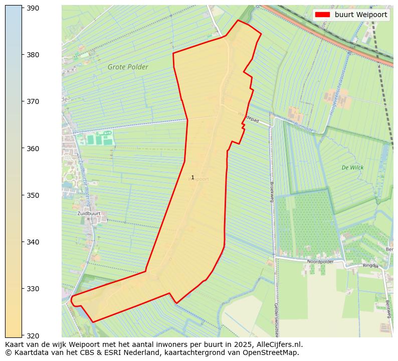 Afbeelding van de buurt Weipoort op de kaart.