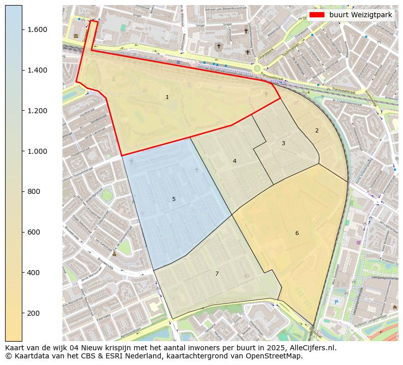 Afbeelding van de buurt Weizigtpark op de kaart.