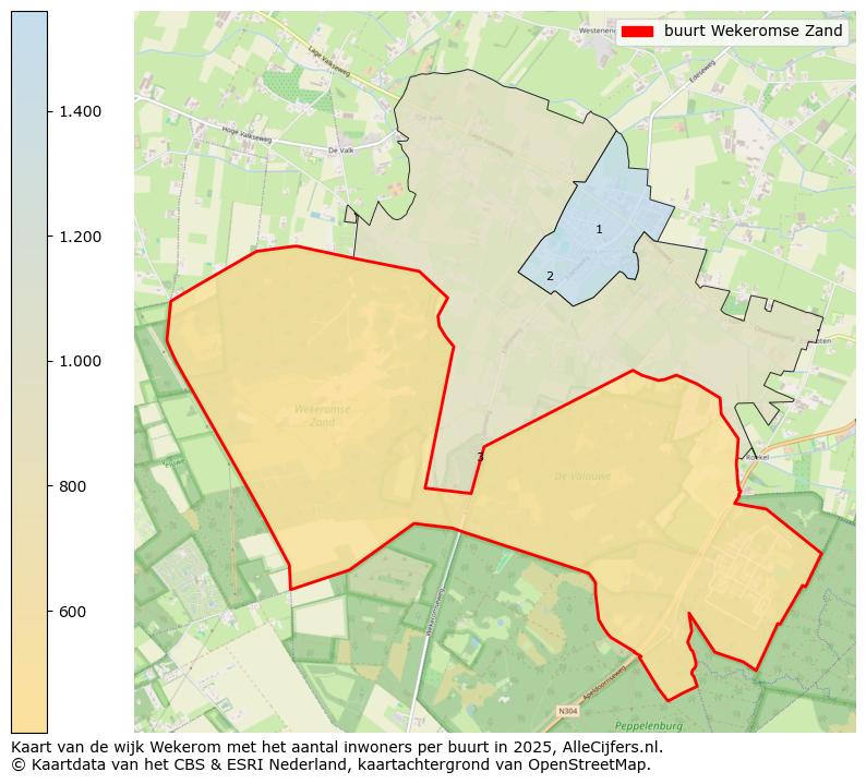 Afbeelding van de buurt Wekeromse Zand op de kaart.