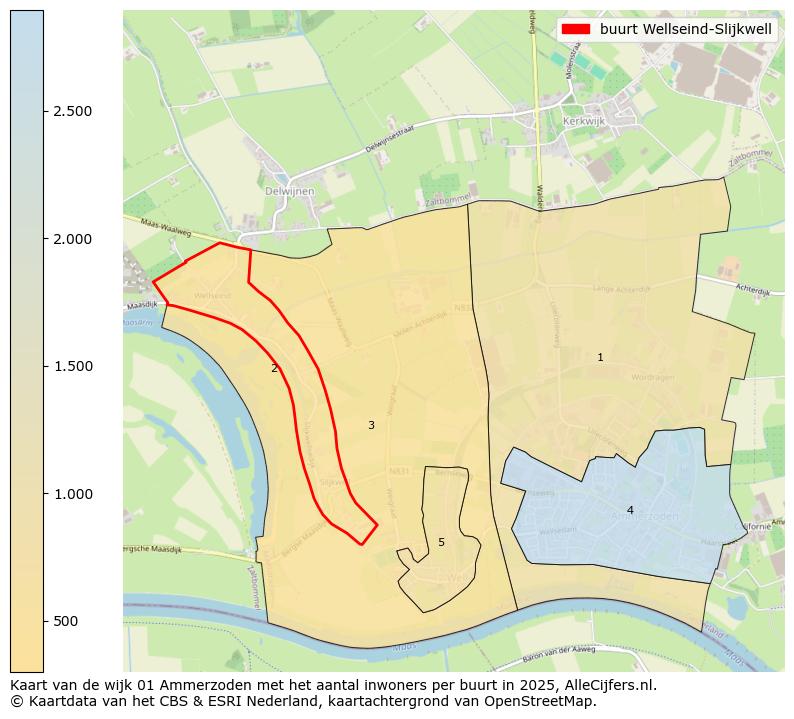Afbeelding van de buurt Wellseind-Slijkwell op de kaart.