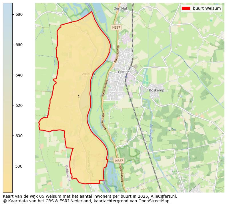 Afbeelding van de buurt Welsum op de kaart.