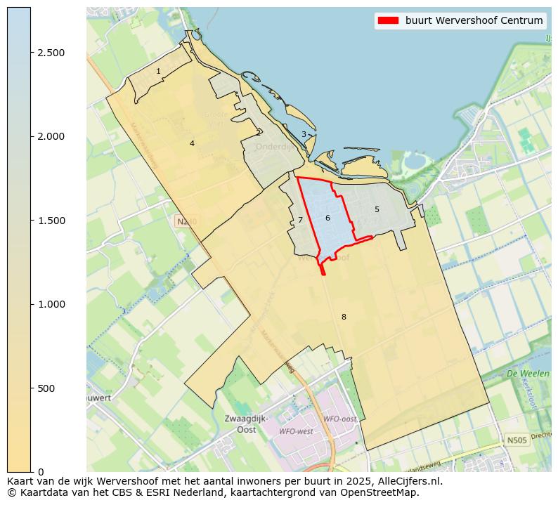Afbeelding van de buurt Wervershoof Centrum op de kaart.