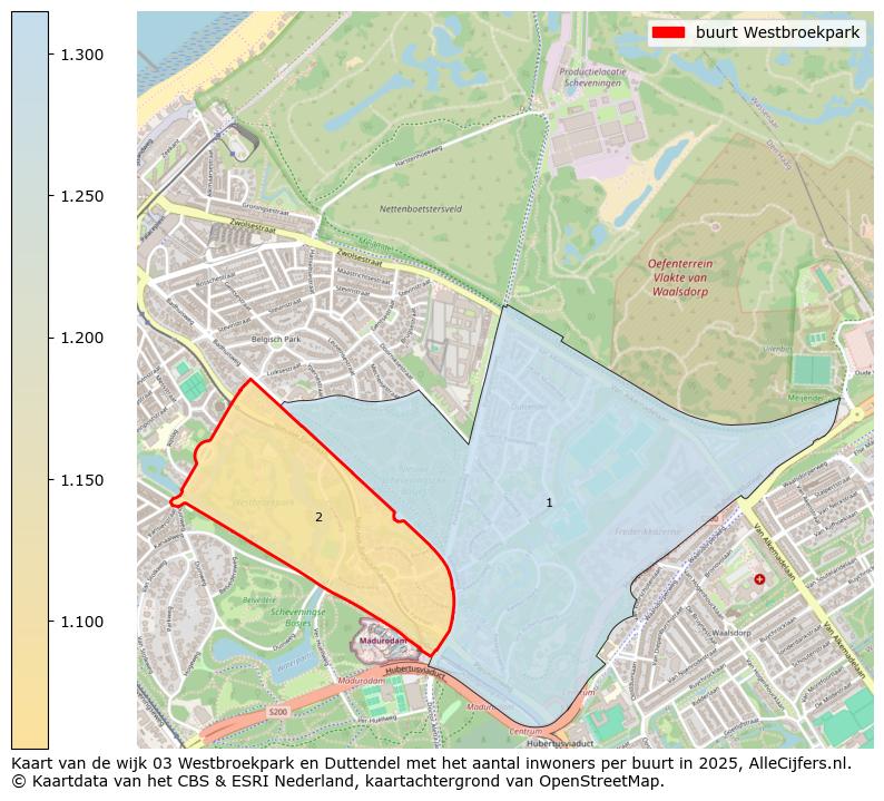 Afbeelding van de buurt Westbroekpark op de kaart.