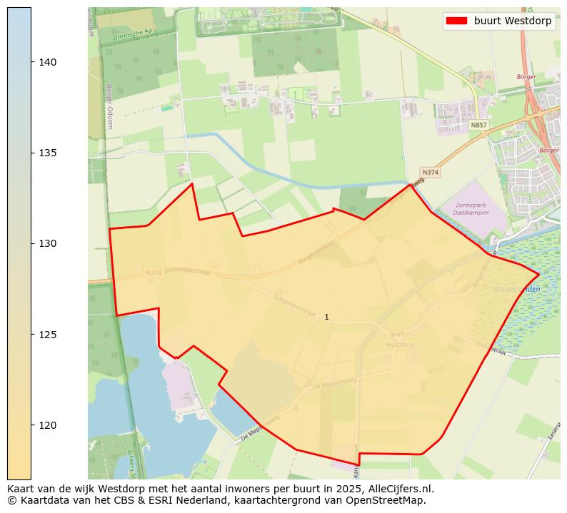 Afbeelding van de buurt Westdorp op de kaart.