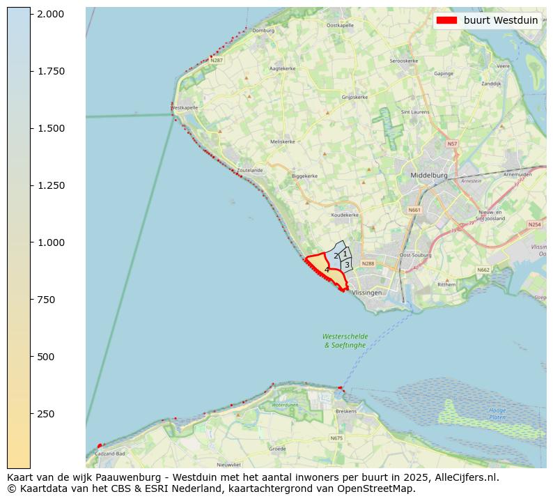 Afbeelding van de buurt Westduin op de kaart.
