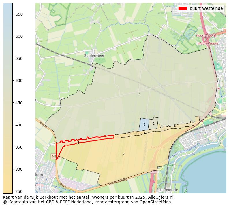 Afbeelding van de buurt Westeinde op de kaart.