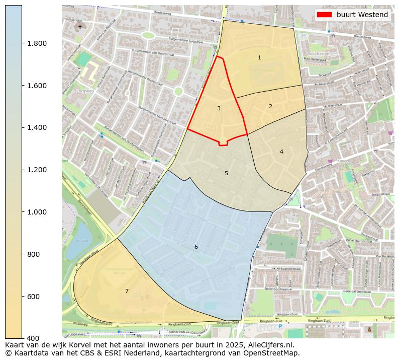 Afbeelding van de buurt Westend op de kaart.