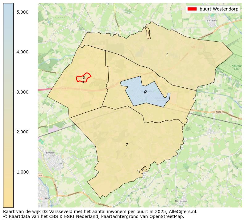 Afbeelding van de buurt Westendorp op de kaart.