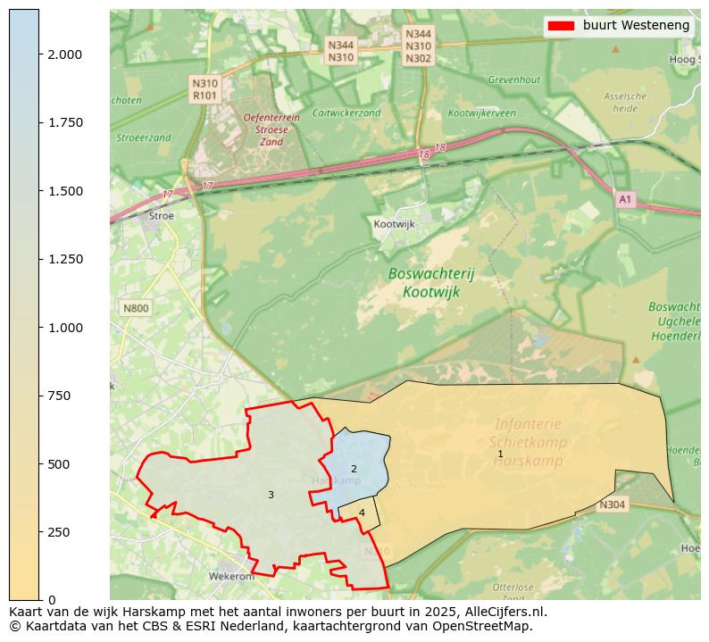 Afbeelding van de buurt Westeneng op de kaart.