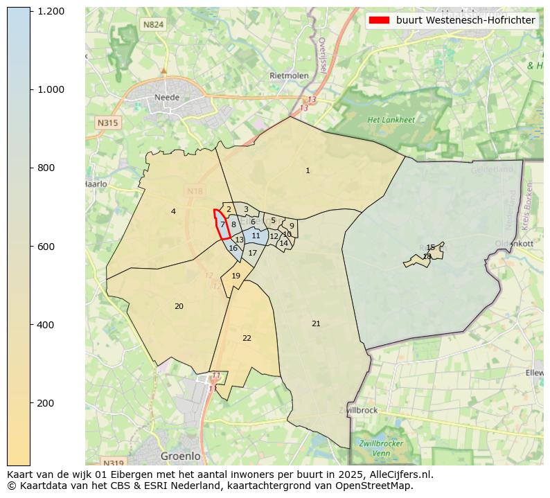 Afbeelding van de buurt Westenesch-Hofrichter op de kaart.