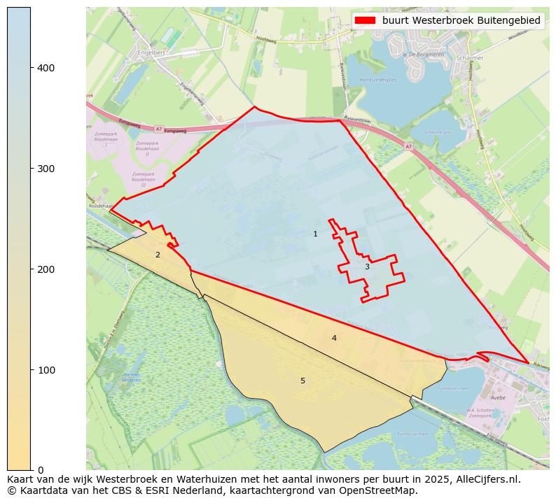 Afbeelding van de buurt Westerbroek Buitengebied op de kaart.