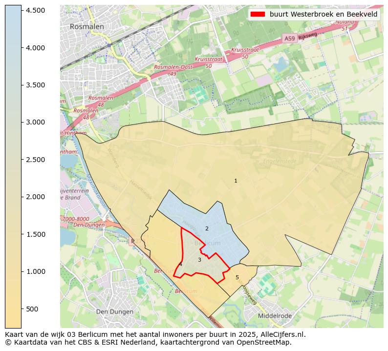 Afbeelding van de buurt Westerbroek en Beekveld op de kaart.