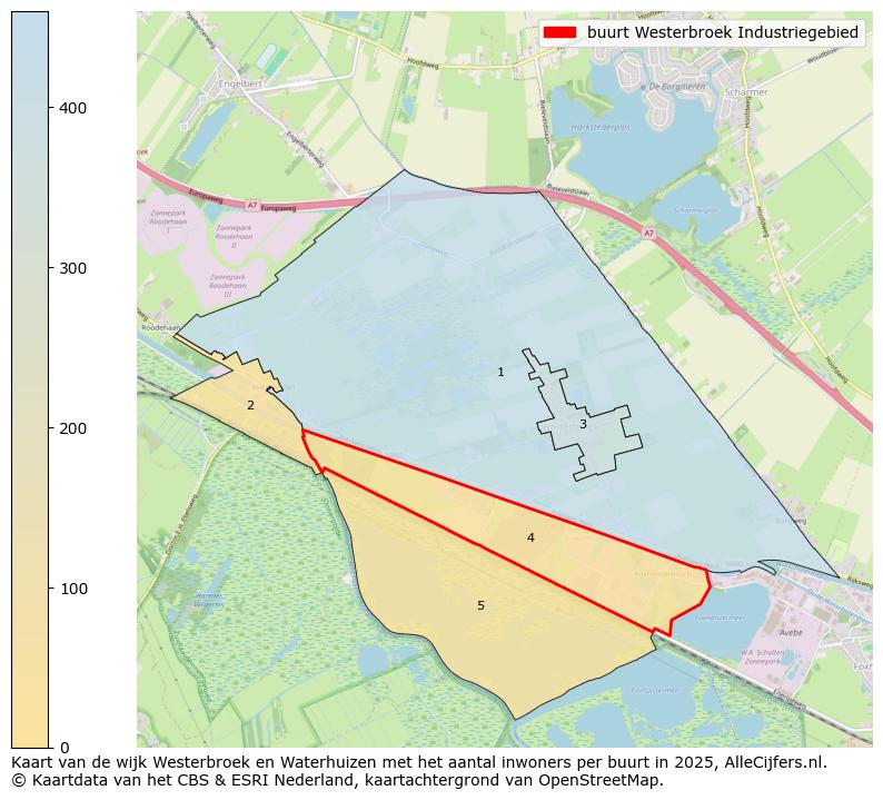 Afbeelding van de buurt Westerbroek Industriegebied op de kaart.