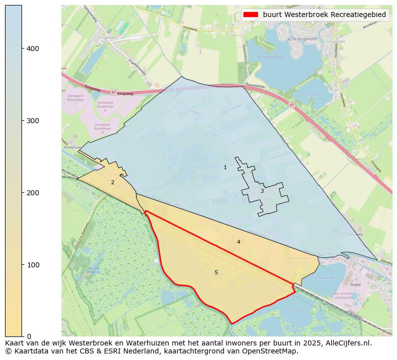 Afbeelding van de buurt Westerbroek Recreatiegebied op de kaart.