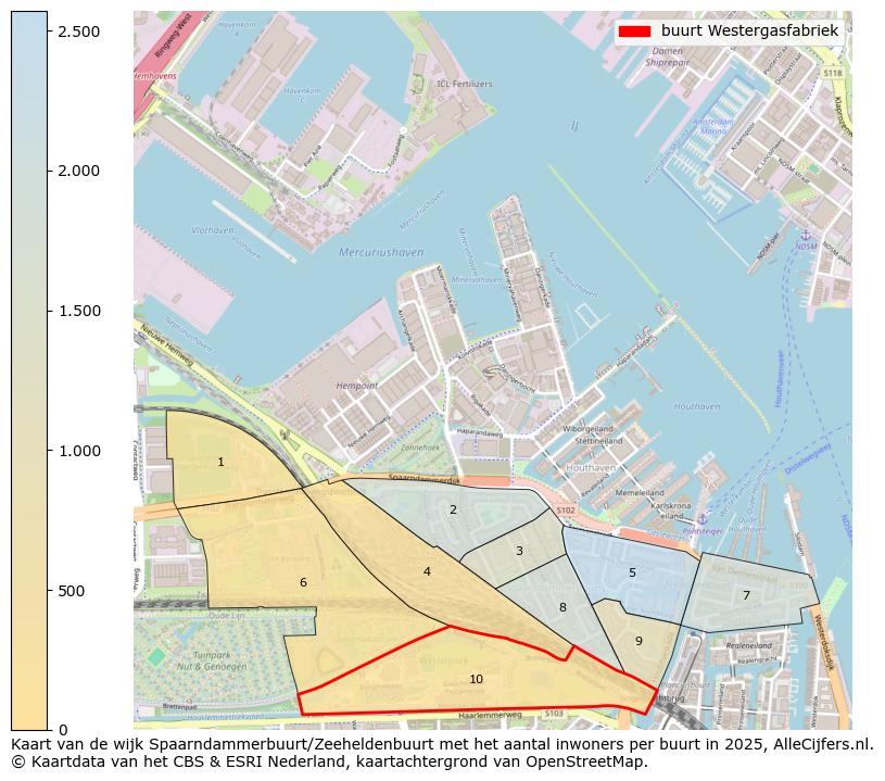 Afbeelding van de buurt Westergasfabriek op de kaart.