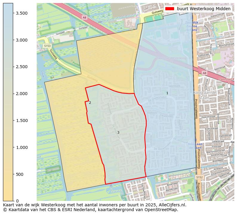 Afbeelding van de buurt Westerkoog Midden op de kaart.