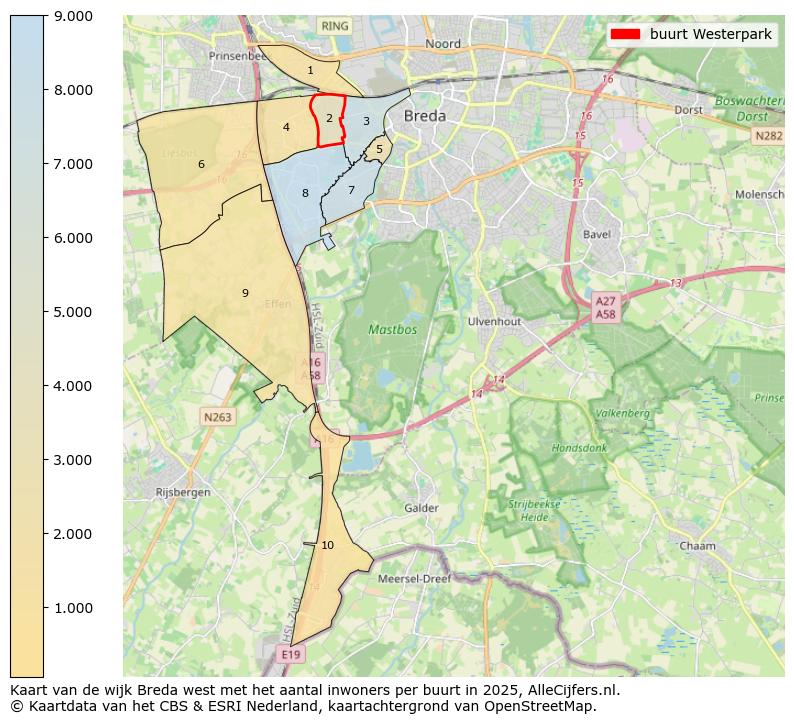 Afbeelding van de buurt Westerpark op de kaart.