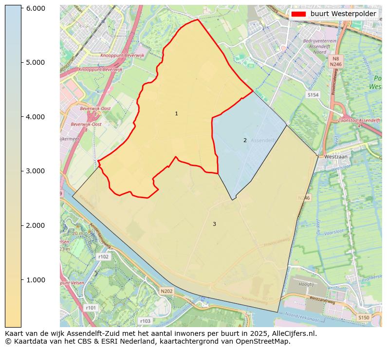 Afbeelding van de buurt Westerpolder op de kaart.