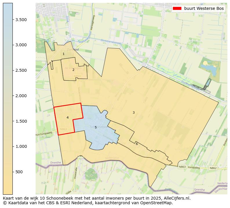 Afbeelding van de buurt Westerse Bos op de kaart.