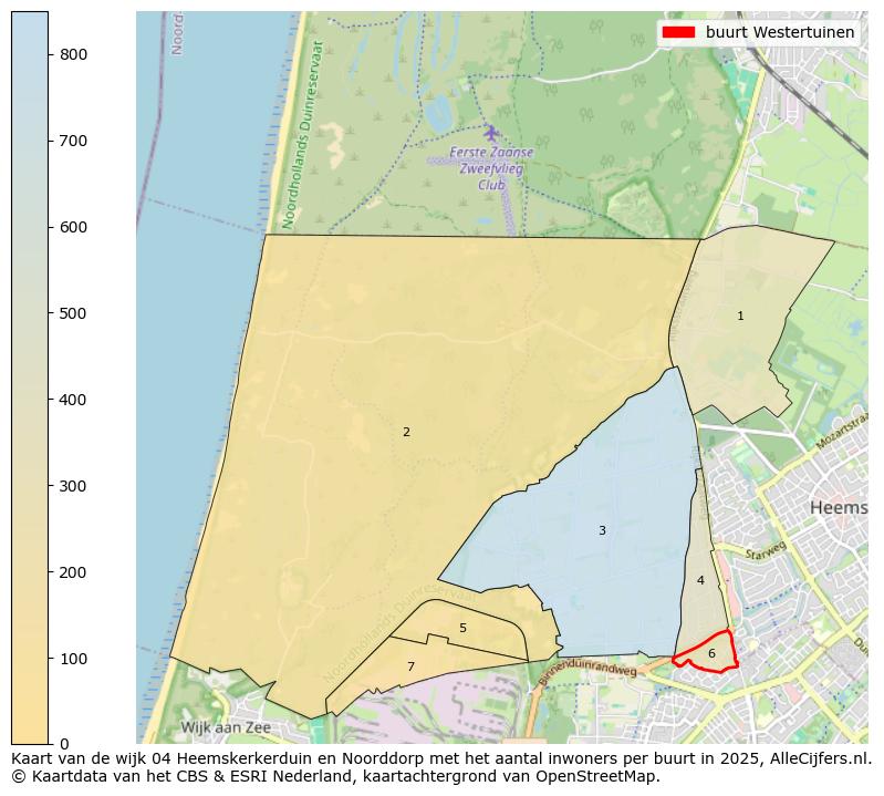 Afbeelding van de buurt Westertuinen op de kaart.