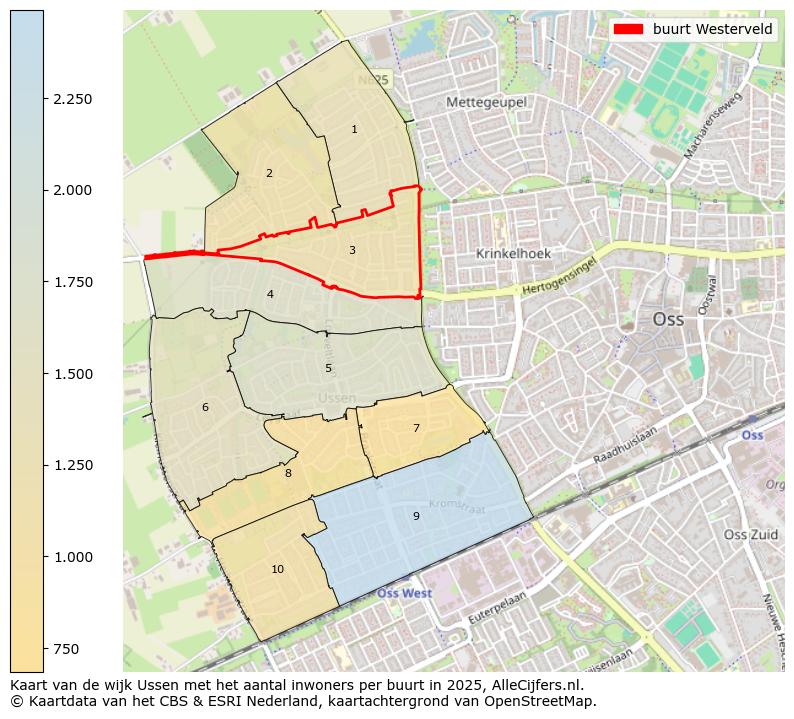 Afbeelding van de buurt Westerveld op de kaart.